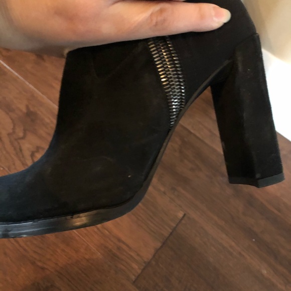 Stewart Weitzman knee high suede black boots - Picture 5 of 15